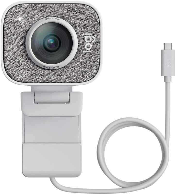 ロジクール Webカメラ C980OW フルHD 1080P 60fps ストリーミング AI オートフォーカス 自動露出補正 手ブレ USB Type-C ウェブカメラ ウェブカム PC Windows Mac スマホ YouTube オフホワイト