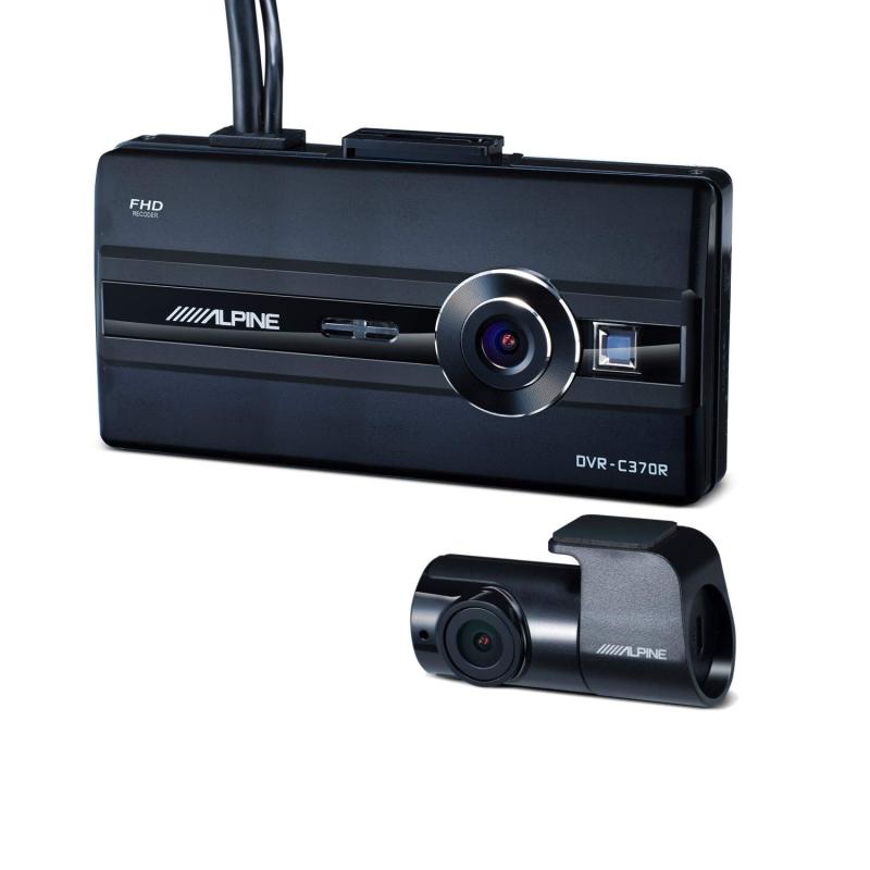 アルパイン(ALPINE) 2カメラドライブレコーダー DVR-C370R【LCDディスプレイ付き】アルパインカーナビ (2020年モデル以降:NX/NX2シリーズ) / ディスプレイオーディオ(Zシリーズ)専用 前後2カメラ /
