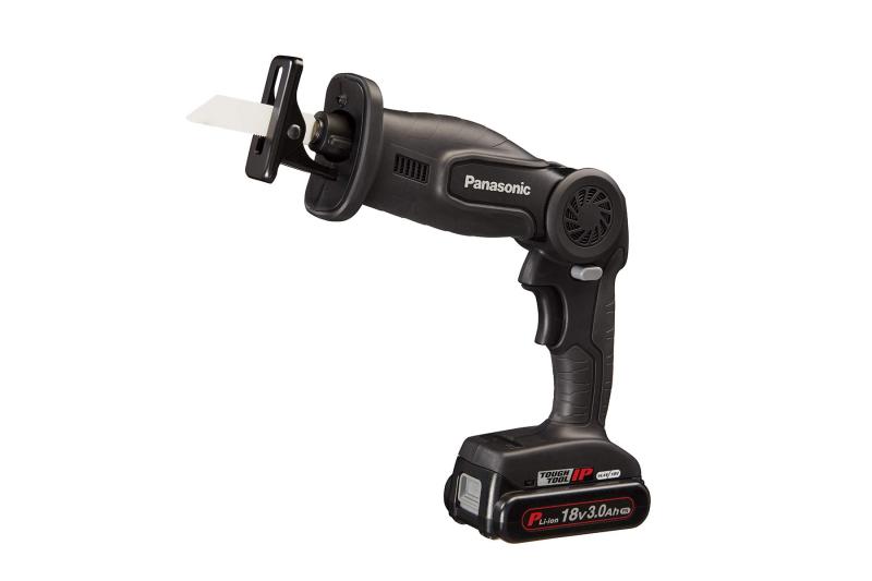 パナソニック(Panasonic) 充電レシプロソー 18V 3.0Ah電池パック×2個/充電器/ケース付 デュアル (14.4V/18V対応) 4段階フレキシブル可動 小型・軽量 電動のこぎり EZ47A1PN2G-B ブラック