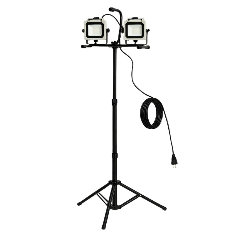 高儀 LEDワークライト スタンド式 ダブル 15W WLT-015LWA EARTH MAN 作業灯 投光器 IP65 2灯式 2WAY 室内 屋外 工場現場 夜間作業 防水 防塵 たかぎ