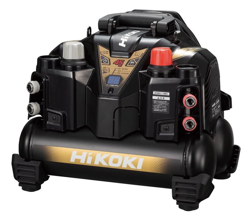 HiKOKI(ハイコーキ) 釘打機用エアコンプレッサ タンク容量8L タンク内圧45気圧 高圧/一般圧対応 低騒音・低振動化 EC1245H3(CTN) ブラック 70,070円