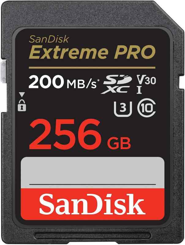 SanDisk (サンディスク) 256GB Extreme PRO SDXC UHS-I 記憶装置歌留多 - C10、U3、V30、4K UHD、SD歌留多 - SDSDXXD-256G-GN4IN