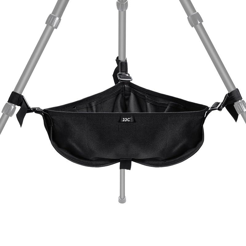 JJC 三脚用 ストーンバッグ 三脚 ポーチ 最大耐荷重20kg 収納バッグ 三脚アクセサリー カメラリモコン カメラ電池 レンズ フラッシュ ハードドライブ 撮影 小物 など収納可能画像