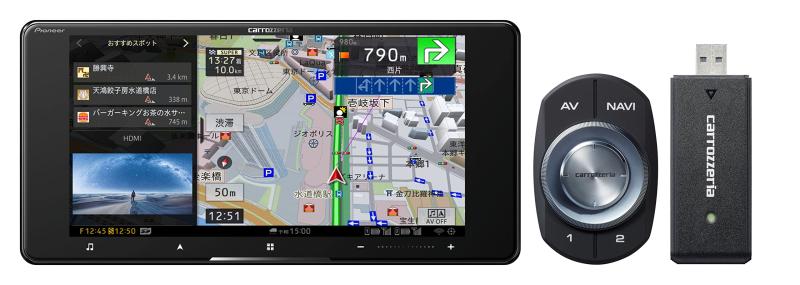 Pioneer カーナビ AVIC-CW912-2-DC 7in 200粍広広とした サイバーナビ 無料軍用地図付け替え フルセグ ヴィデオディスク CD Bluetooth SD USB ハイレゾ 固定ディスク画質 網状組織突っ支い棒書き割り カロッツェリア