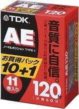 TDK オーディオカセットテープ AE 120分11巻風呂敷き包み [AE-120X11G]