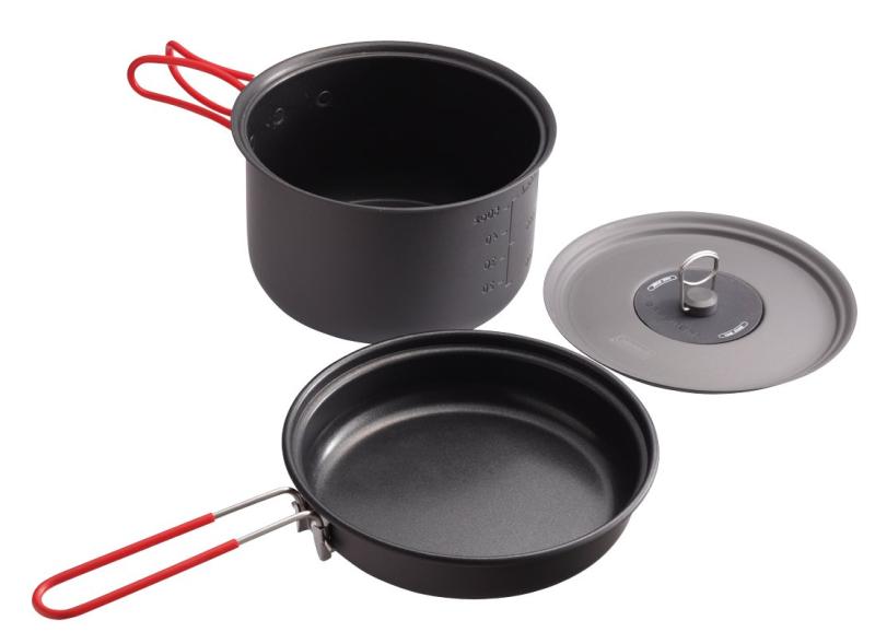 Coleman(コールマン) クッカー パックアウェイクッカーセット ノンスティック加工 アルミ製軽量 2000010530 キャンプ アウトドア BBQ バーベキュー フライパン 鍋 携帯 持ち運び 直火 頑丈