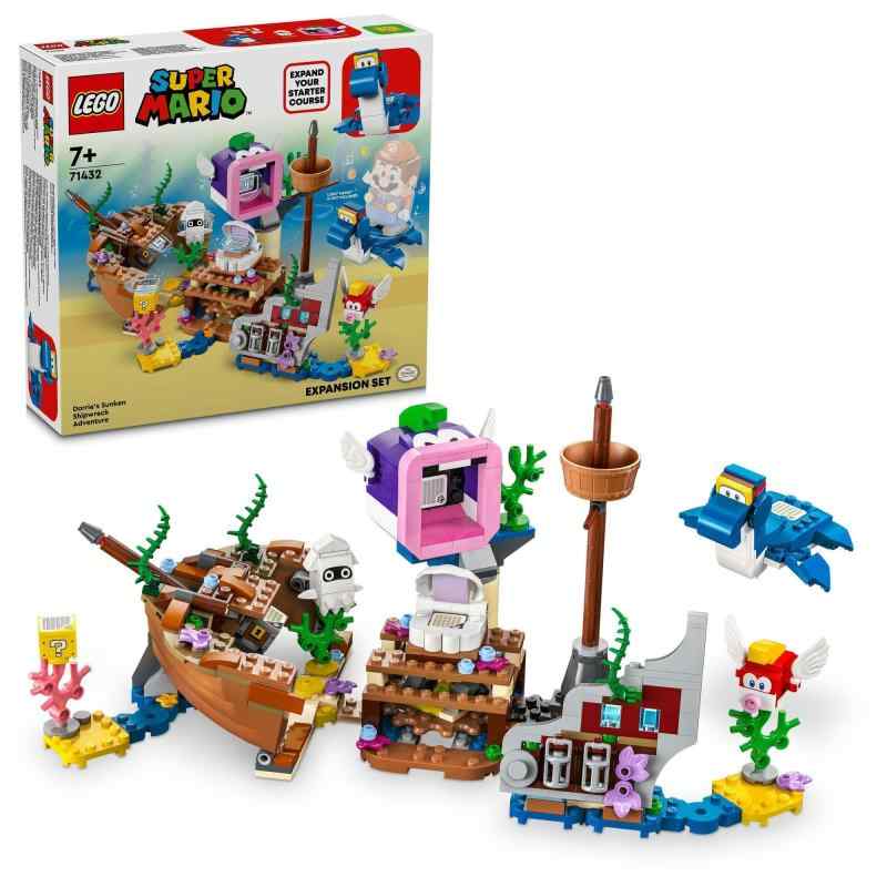 レゴ(LEGO) スーパーマリオ ドッシー と 沈没船探検 おもちゃ 玩具 プレゼント 誕生日 ブロック クリスマス 男の子 女の子 子供 7歳 8歳 9歳 小学生 マリオ グッズ ゲーム 71432
