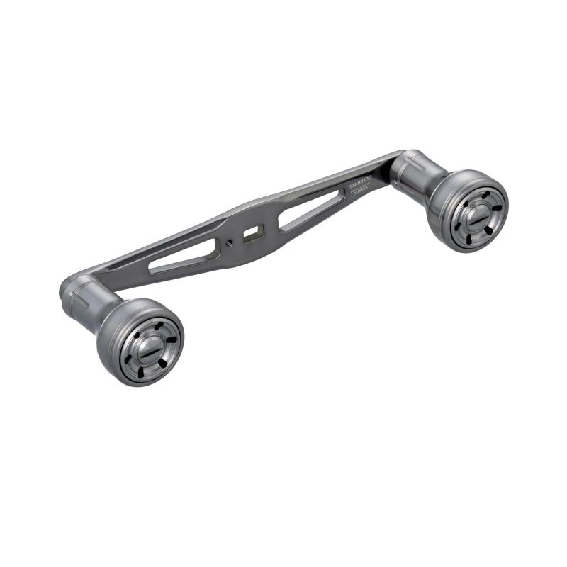 シマノ(SHIMANO) カスタム一部分 25夢屋 ダブルハンドルアルミノブ 60粍 薄墨色