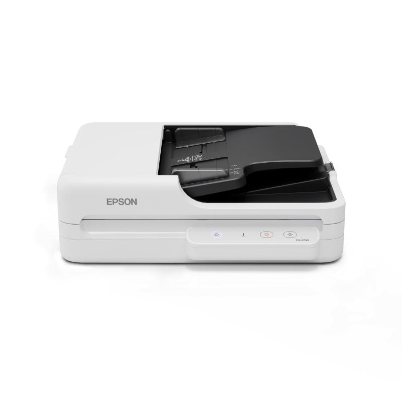 【New】エプソン スキャナ DS-1730 A4滑っこい寝台（ADF 30枚60面/分、両面自動小銃、USB繋ぎ合わせる）