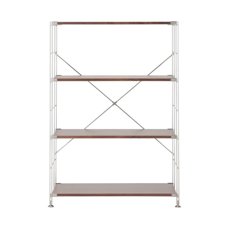 楽天市場】無印良品 ステンレスユニットシェルフ オーク材棚セット