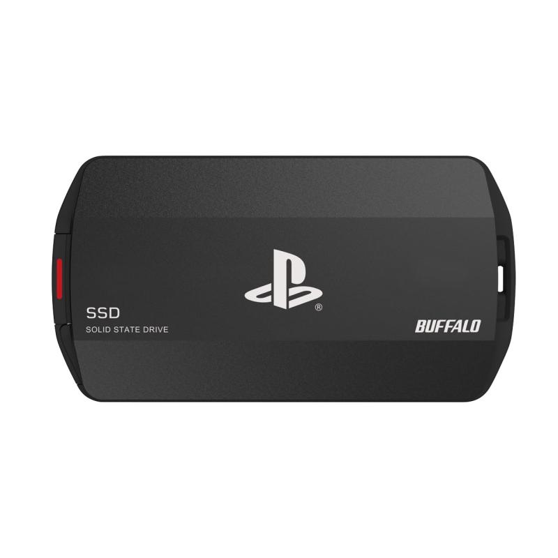 バッファロー SSD 外付け 2.0TB PlayStation公式ライセンス取得済 PS5 / PS5 Pro / PS4 / PS4 Pro対応 USB3.2 Gen2 Type‐AC両対応 防塵防滴 IP55 耐衝撃 MIL‐STD ポータブル S