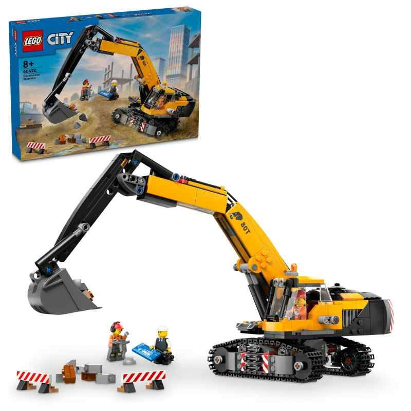 レゴ(LEGO) シティ きいろのショベルカー 遊び道具 遊び道具 生まれ落ちる日 差し上げ物 差しつかえる お坊っちゃん 御姉さん 赤ちゃん 8歳 9歳 10歳 小学生 車馬 車 ミニカー 60420