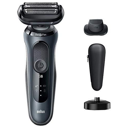 ブラウン メンズシェーバー【3枚刃】（ノワールブラック）BRAUN Series6（シリーズ6） 60-N4200CS