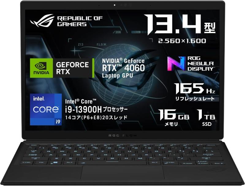 Windowsノート本体 ASUS ROGZephyrus G16 GU603ZU-I7R4050W ゲーミングノートパソコン ROG Zephyrus G16 エクリプスグレー