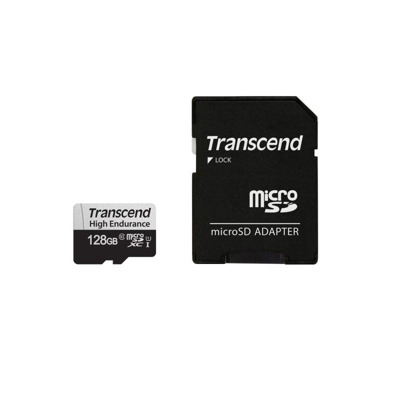 トランセンドジャパン 高耐久 microSD 128GB UHS-I U1 Class10 ドライブレコーダー セキュリティカメラ用 Nintendo Switch 動作確認済 SDカード変換アダプタ付【データ復旧ソフト無償提供】 【Amazon.co.