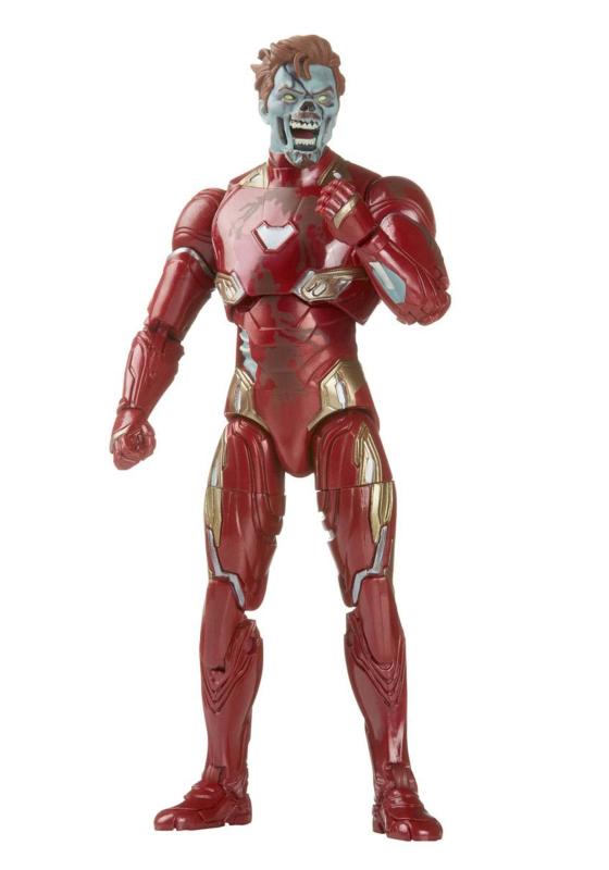 ハズブロ(HASBRO) MARVEL マーベル レジェンド・シリーズ MCU ディズニープラス ホワット・イフ…?ゾンビ アイアンマン アクションフィギュア 6インチ(15 cm) サイズ、アクセサリー3個付き F3700 正画像