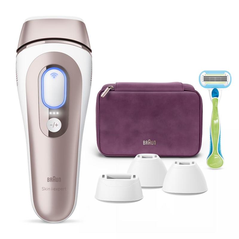 楽天市場】【返品OK!条件付】ブラウン 光美容器 AI搭載 脱毛器 スキン