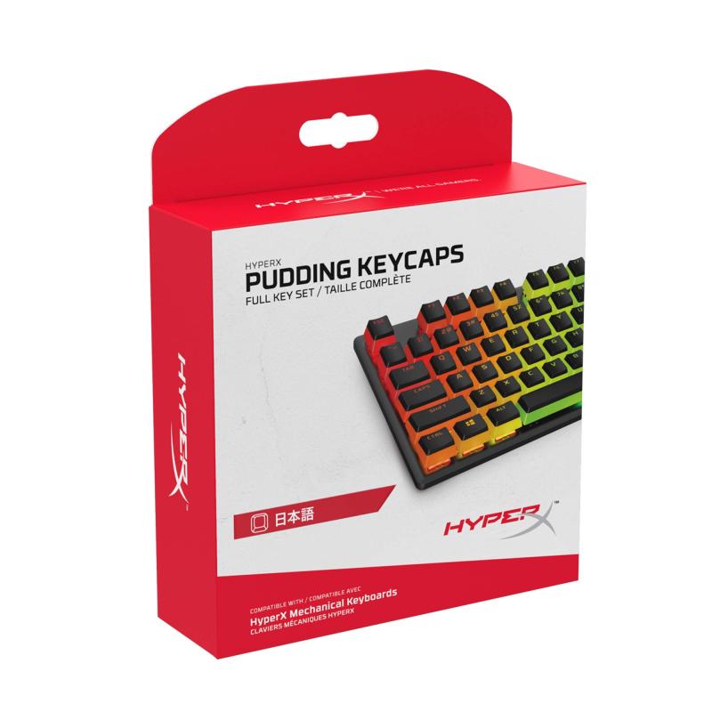 【日本語配列】HyperX ABSプディングキートップ フル108キーセット HKCPXA-BK-JP/G ( 4P5P4AJ#ABJ )