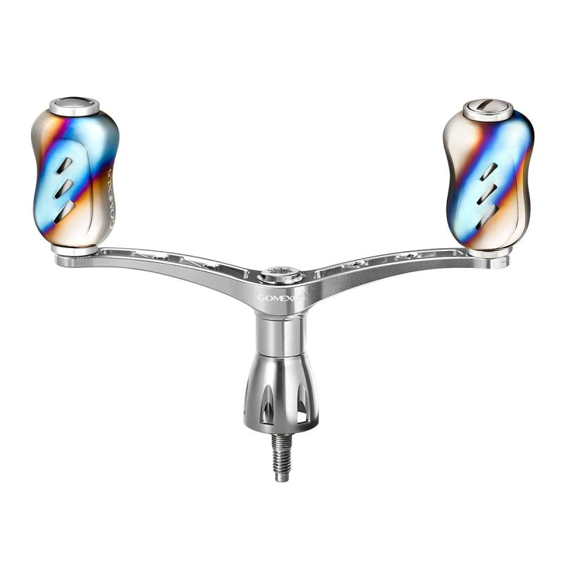 ゴメクサス CY98 リールハンドル シマノ (Shimano) スピニングリール対応 リール ダブルハンドル ステラ ナスキー ツインパワー 交換 98mm チタンハンドルノブ付き イカ アジング エギング ライ 6,912円