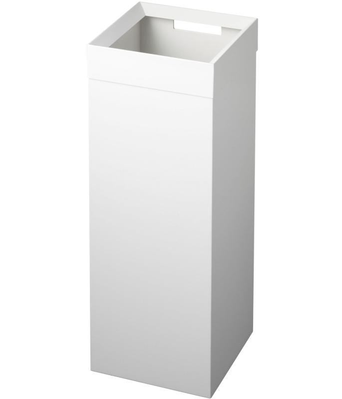 山崎商行為(Yamazaki) トラッシュカン 角型 ロング 白いこと 約W22.5XD22.5XH60糎 円柱 tower 紙くずかご 砂ぼこりボックス席 か細い 4488