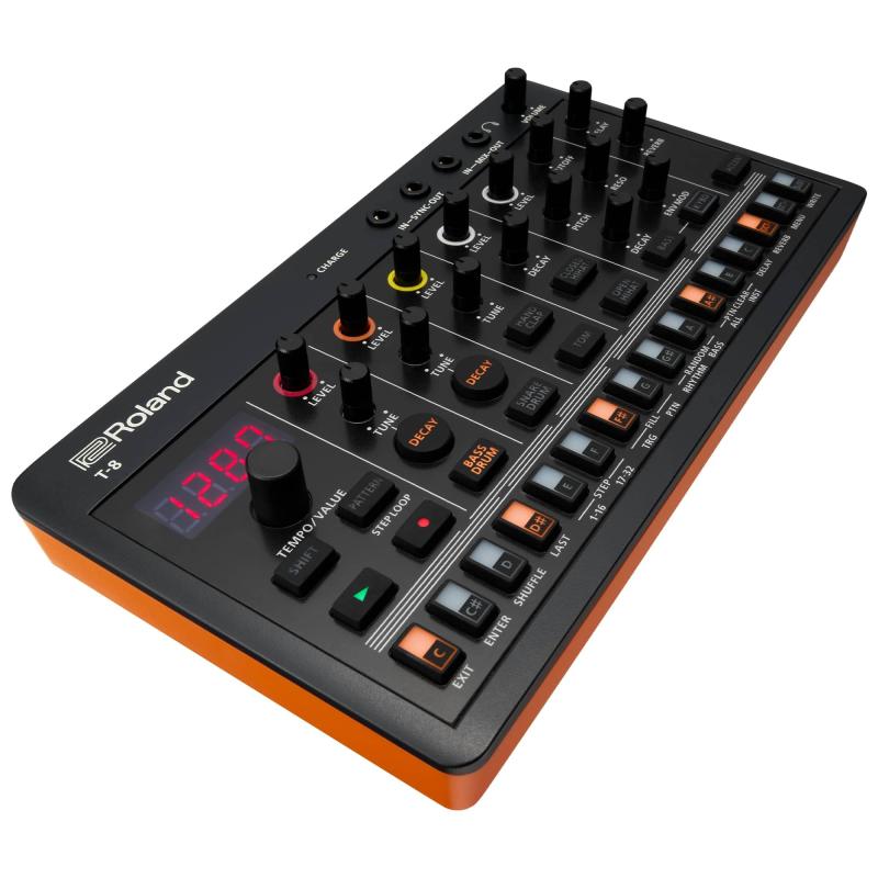 Roland ローランド AIRACOMPACT音楽的リズム器械 T-8 音楽的リズム器械 ステップシーケンサー内蔵 パウダーコンパクト大きさ 音楽的リズムメイク/TR続きものの膜鳴楽器・音声/結核症-303の軍事基地・音声