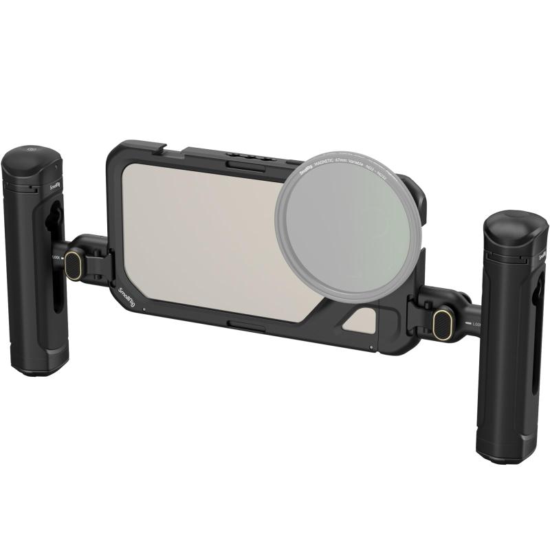 SmallRig スマホビデオリグケージ iPhone 15 Pro キット Amazon.co.jp: SmallRig スマホビデオリグケージ iPhone 15 Pro専用
