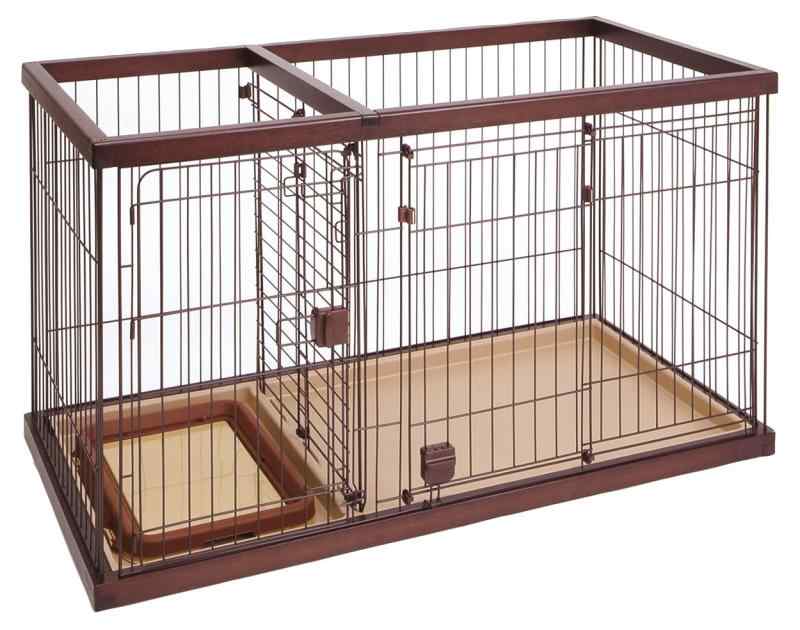ペティオ (Petio) 室内用便器のしつけが出来る ドッグルームサークル 赤銅色 レギュラー 【最大限度30昼日なかおテスト作業客体】