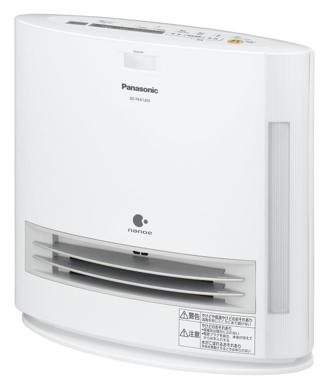 パナソニック セラミックファンヒーター 加湿役立つこと付 ひと検出器付 ナノイー積み上げる 白いこと DS-FKX1205-W