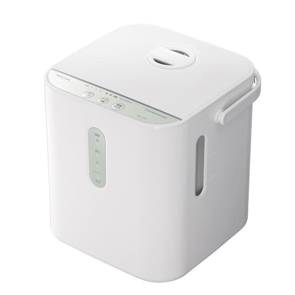 東芝 水蒸気気違い式 加湿器 13畳用 貯蔵タンク静電容量 4L 自動小銃湿度抑えつける付 年代順の継続加湿第四次元 約8第四次元50分 切タイマー チャイルド鍵を掛ける アロマポット相応う TKA-S45A グランホワイト