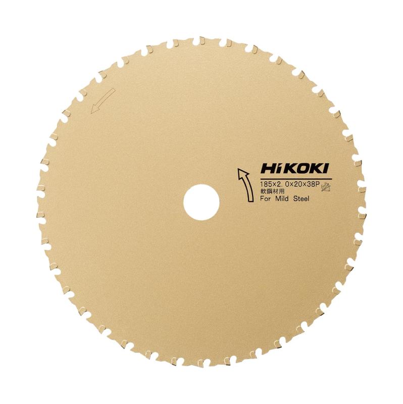 HiKOKI(ハイコーキ) チップソー 軟鋼材用 サーメット 径185mm 穴径20mm 38枚刃 チップソーカッターCD7SA、CD7用 0032-1432