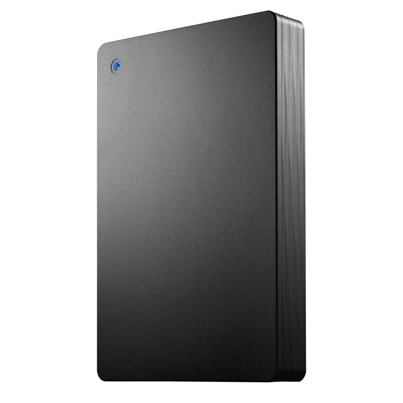 IODATA 外付けHDD 4TB カクうすLite テレビ録画 PC 両対応 4K録画 USBバスパワー(USB 5Gbps/3.2 Gen1 対応)データ保存 バックアップ 静音 コンパクト ポータブル 日本メーカー HDPH-UTV4DK/E