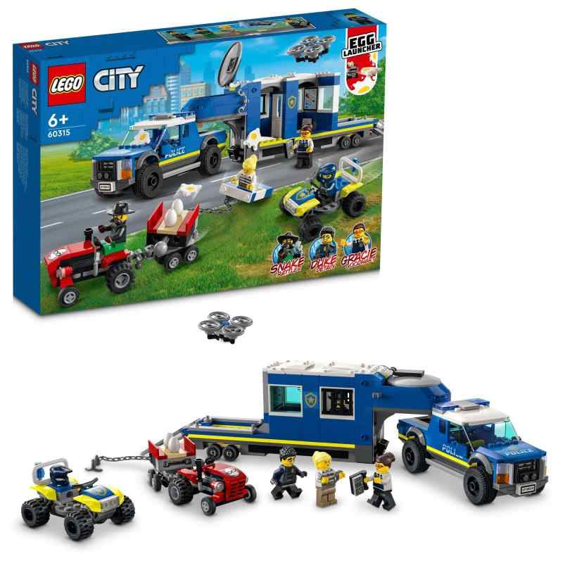 レゴ(LEGO) シティ 警察当局貨物自動車申し付ける軍司令部逃げ失せる編 60315 手あそび 立ちはだかる お巡りさん けいさつ 車駕 のりもの お坊っちゃん お嬢さん 6歳以上