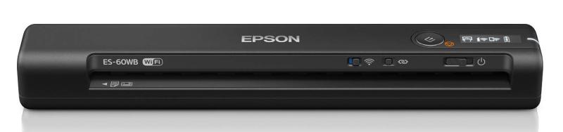 エプソン スキャナ ES-60WB (移動性/A4/USB相応う/Wi-Fi相応う/黒いこと)