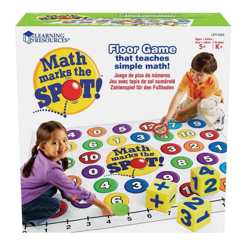 ラーニング リソーシーズ Math Marks the Spot(TM) Floor Game 算数マットゲーム LER 0383
