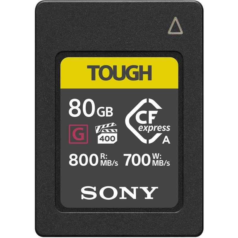 【映像・連写に】ソニー CFexpress Type A記憶装置歌留多 CEA-G80T TOUGH 80GB(ILCE-1/FX6/FX3/ILCE-7SM3/ILCE-7M4相応う)