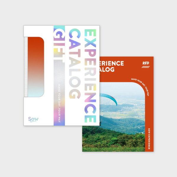 楽天市場】体験型カタログギフト FOR2ギフト（RED） / SOW EXPERIENCE