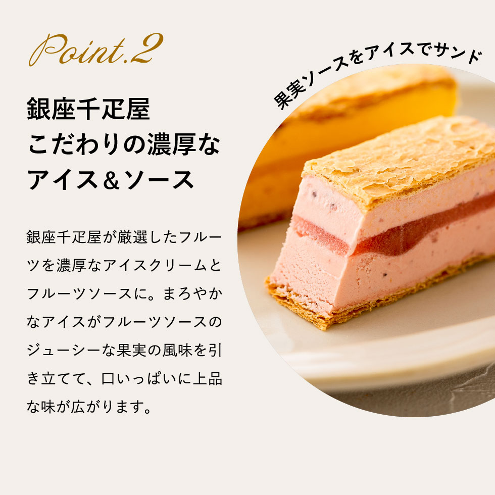 お中元 ギフト スイーツ 銀座ミルフィーユアイス 送料無料 銀座千疋屋 お菓子 メーカー直送 Pgs 125 9個