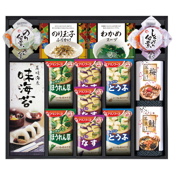 アマノフリーズドライみそ汁&食卓詰合せ AMC-50P / 結婚 出産 内祝い お祝い 出産内祝い お返し お祝い返し 香典返し 引っ越し ご挨拶 快気祝い 入学 就職 退職 贈答品 gws ギフト 母の日ギフト2026 4,536円