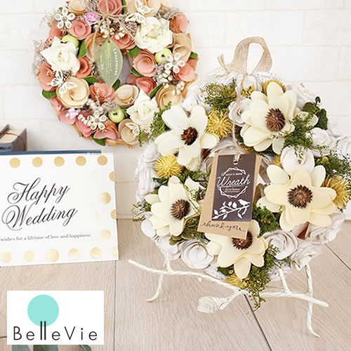楽天市場 電報 結婚式 ナチュラルリース Belle Vie
