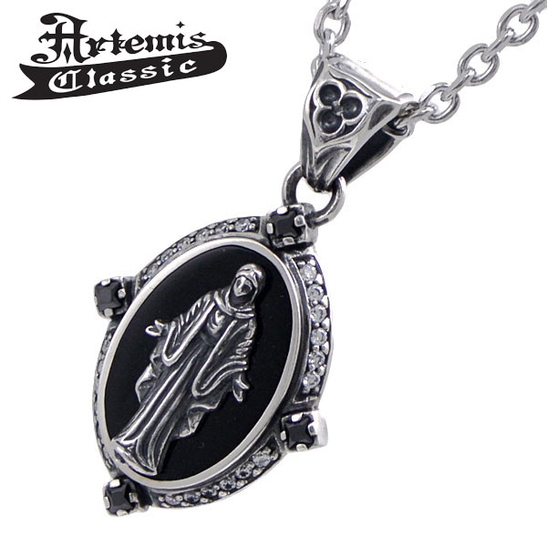 【ポリッシュクロスプレゼント】アルテミスクラシック Artemis Classic 黒衣聖母 ペンダント/ネックレス シルバー925製/チェーン付き ACP0239