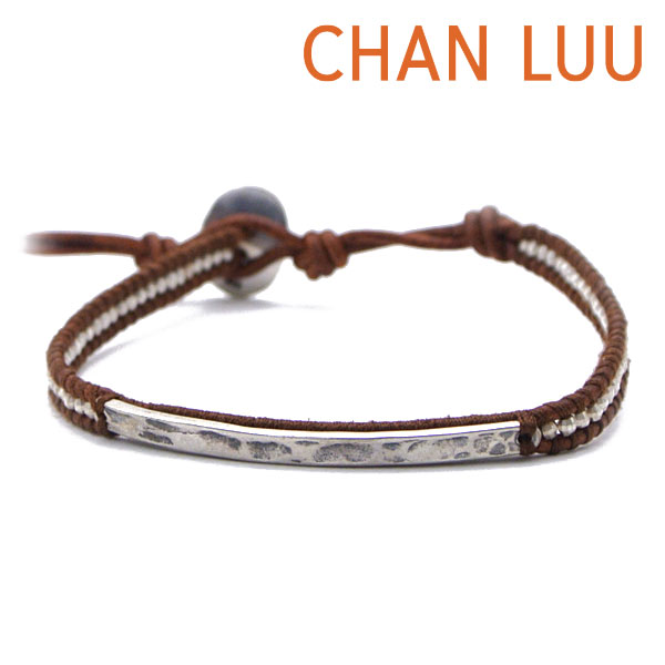 安価 チャンルー ブレスレット Chanluu シルバープレート １連ラップブレスレット メンズ ブラウン Bsm 1609brn 人気 が高い Css Edu Om