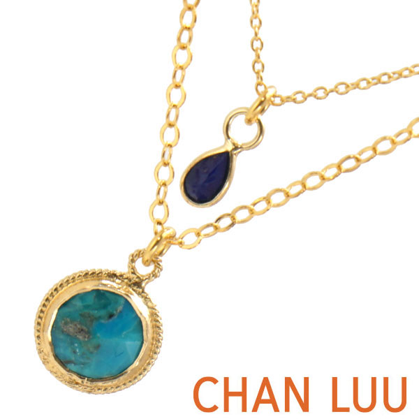 Karei チャンルー Chan Luu ターコイズミックス 2連ネックレス Turquoise Mix チャンルー Chanluu Ng Tur 福袋 Css Edu Om