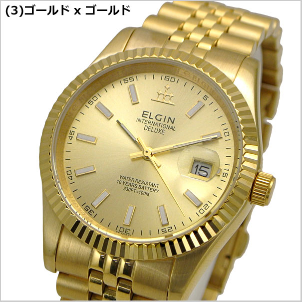 エルジン ELGIN クロノグラフ 腕時計 FK1120S-N (ELGIN/アナログ時計
