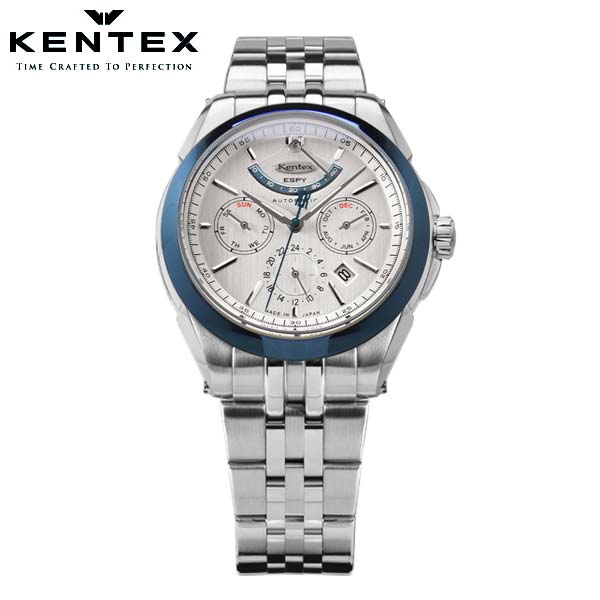 【188本限定】ケンテックス KENTEX エスパイ アクティブ3 機械式腕時計 自動巻き オートマチック フロストシルバー ESPY ACTIVE 3 Frost Silver E661M-01 【クリーナープレゼント】【正規品】