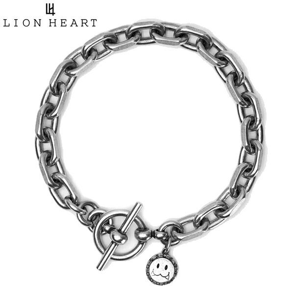 【ポリッシュクロスプレゼント】ライオンハート LION HEART サイドカットチェーンブレスレット メンズ シルバー925製 1BR092B0SV【国内正規品】【クリーナープレゼント】
