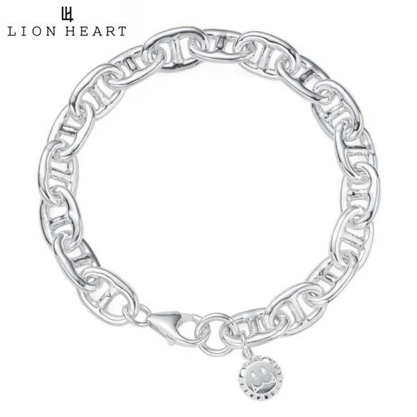 【ポリッシュクロスプレゼント】ライオンハート LION HEART マリンファットチェーンブレスレット シルバー925製 （クリップ/いぶし無し）1BR135C【国内正規品】【クリーナープレゼント】