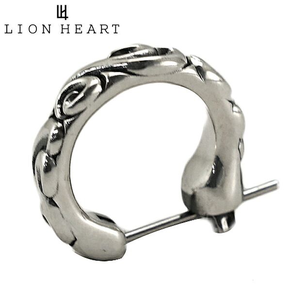 ライオンハート ピアス LION HEART TATEGAMI SCROLL CLOSING HOOP PIERCE 鬣（タテガミ）スクロール クロッシング フープ ピアス シルバー925 1EA145A0SV【国内正規品】【クリーナープレゼント】