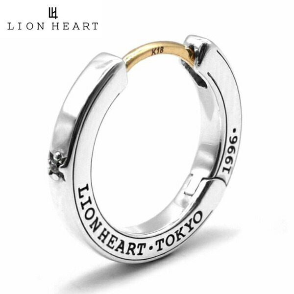 ライオンハート LION HEART for Gift フォーギフト クラッチピアス プレーンフープ（片耳）ジルコニア シルバー925製 1EA187A0SV【国内正規品】【クリーナープレゼント】