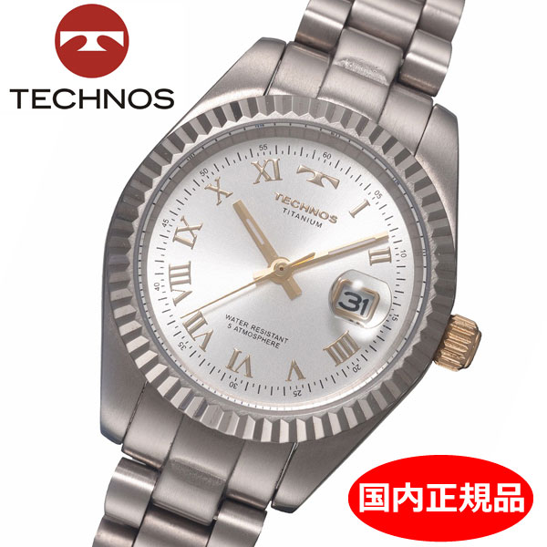 【テクノス】 TECHNOS 腕時計 レディース チタン製 TSL915IS