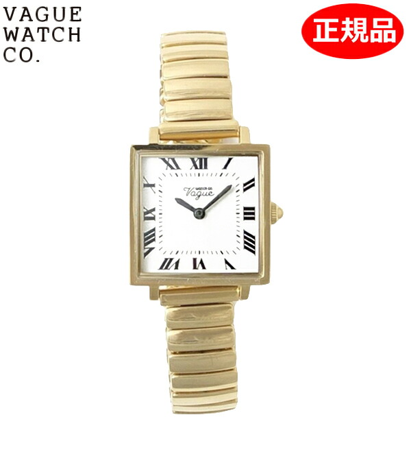 【クリーナープレゼント】VAGUE WATCH Co. ヴァーグ ウォッチ カンパニー 腕時計 CARRE Extension 25mm カレ エクステンション レディース アイボリー x イエローゴールド CR-S-002-SS-YG【正規品】｜Bell Field